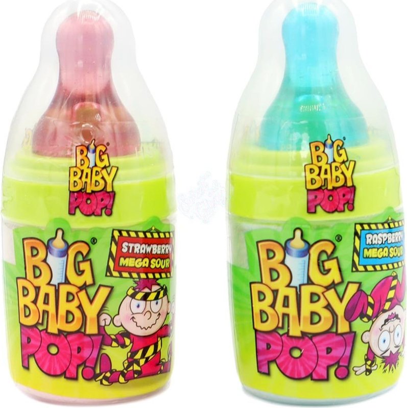 Bazooka Big Baby Pop Sours 32g