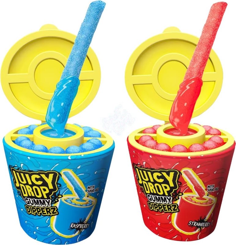 Bazooka Juicy Drop Gummy Dipperz 96g