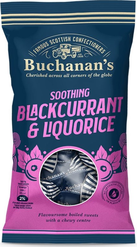 Buchanan's Blackcurrant & Liquorice 140g