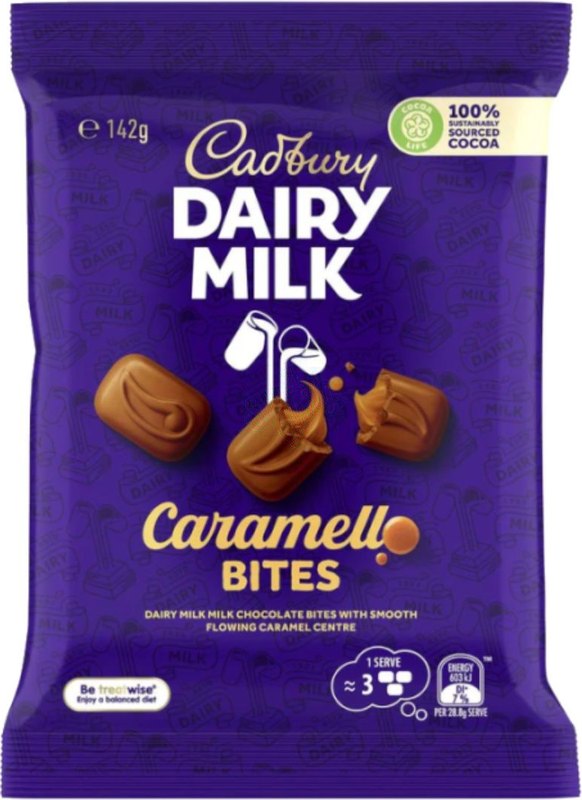 Cadbury Dairy Milk Caramello Bites (AUS) 142g