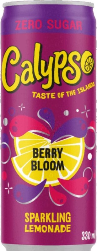 Calypso Berry Bloom Zero Sugar Sparkling Lemonade 330ml