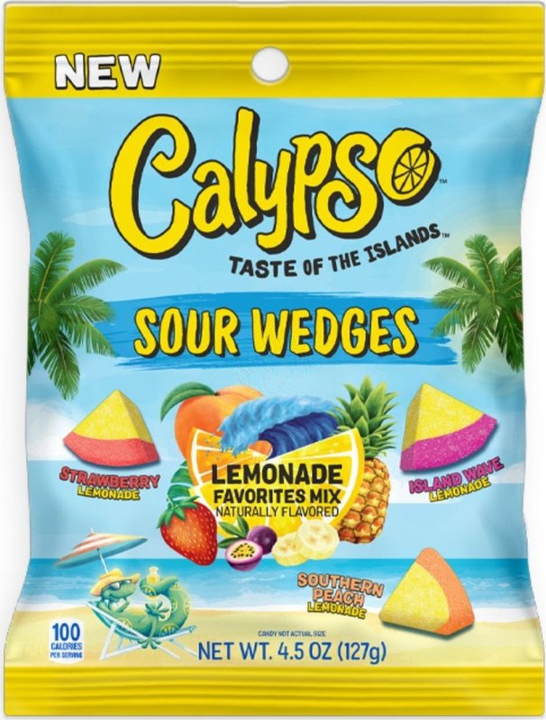 Calypso Sour Wedges Lemonade Favourites Mix 127g