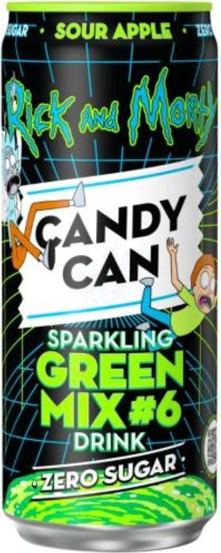 Candy Can Rick and Morty Green Mix 330ml