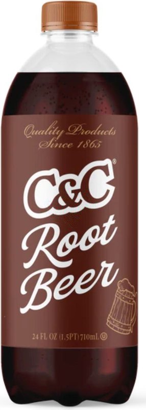 C&C Soda Root Beer Bottle 710ml