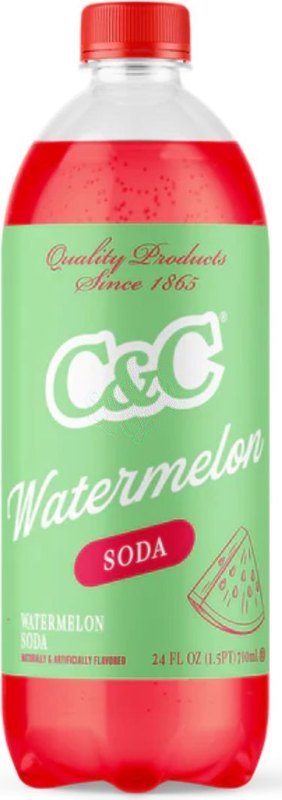 C&C Soda Watermelon Bottle 710ml