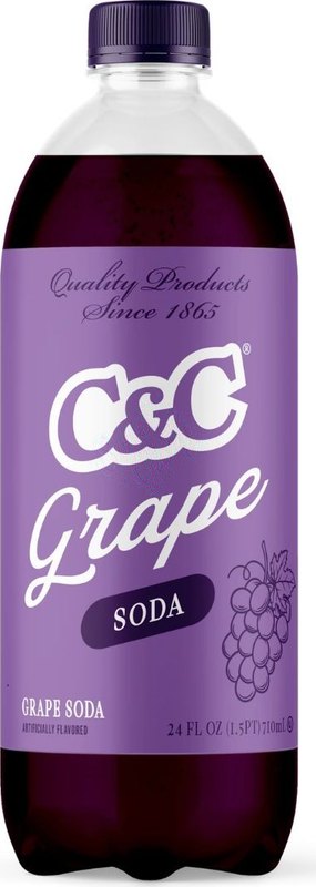 C&C Soda Grape Bottle 710ml