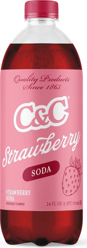 C&C Soda Strawberry  Bottle 710ml