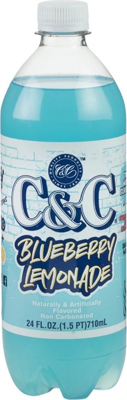 C&C Blueberry Lemonade Bottle 710ml