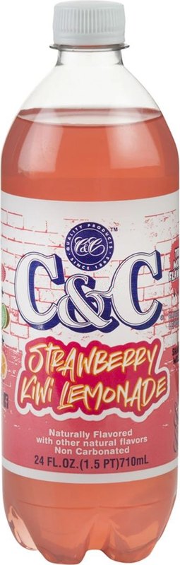 C&C Strawberry Kiwi Lemonade Bottle 710ml