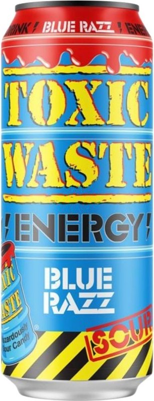 Toxic Waste Sour Blue Razz Energy 500ml