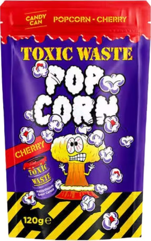 Toxic Waste Cherry Popcorn 120g