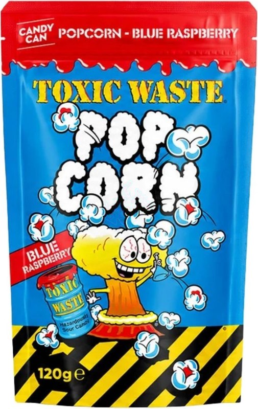 Toxic Waste Blue Raspberry Popcorn 120g