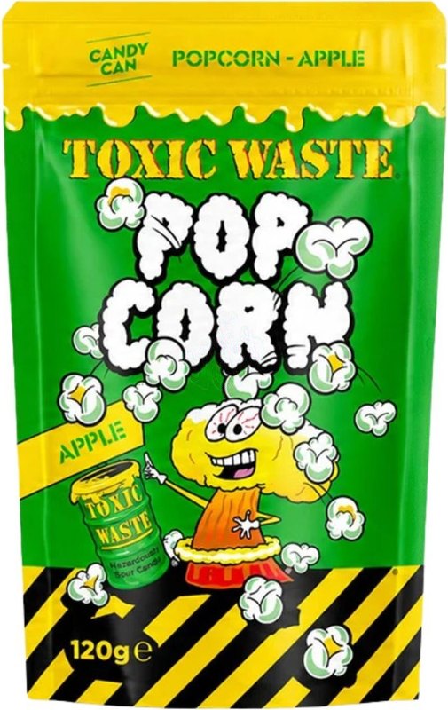 Toxic Waste Apple Popcorn 120g