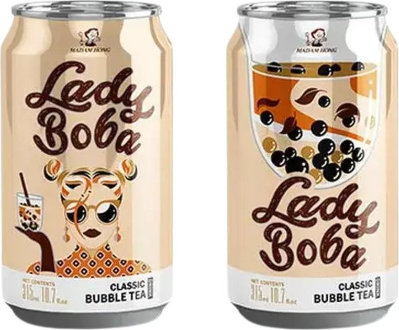 Madam Hong Lady Boba Classic Bubble Tea 315ml