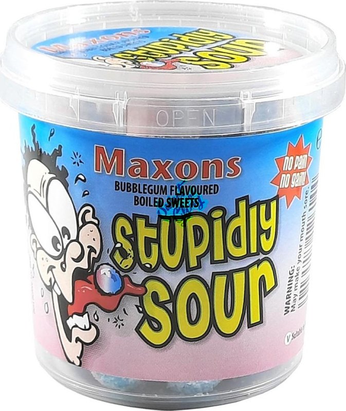 Maxons Stupidly Sour Bubblegum 100g