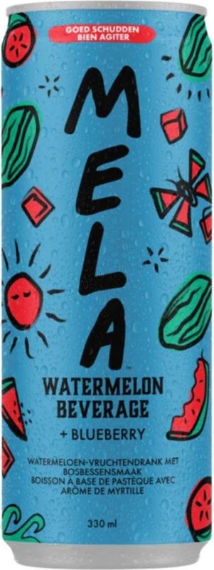 Mela Watermelon Water + Blueberry 330ml