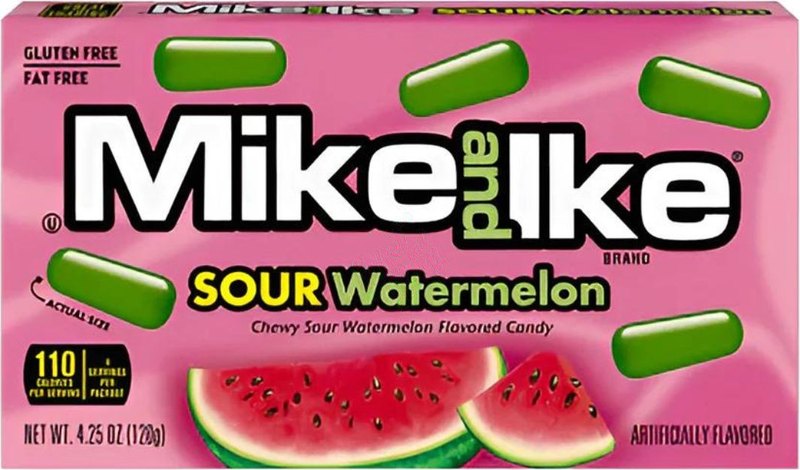 Mike & Ike Sour Watermelon Theatre Box 120g