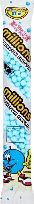 Millions Tubes Bubblegum 55g