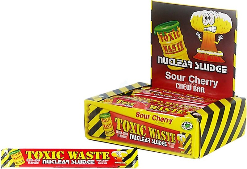 Toxic Waste Sour Cherry Chew Bar 20g