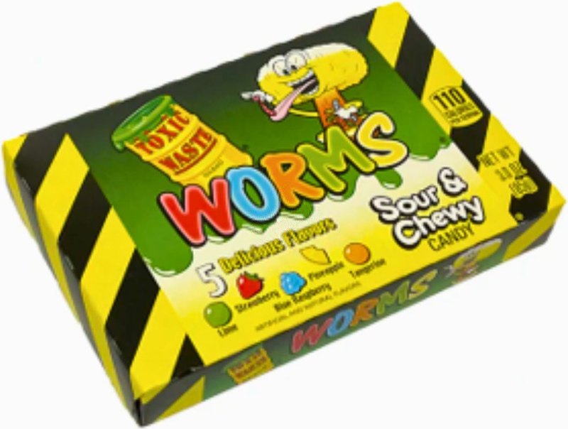 Toxic Waste Worms Theatre Box 85g