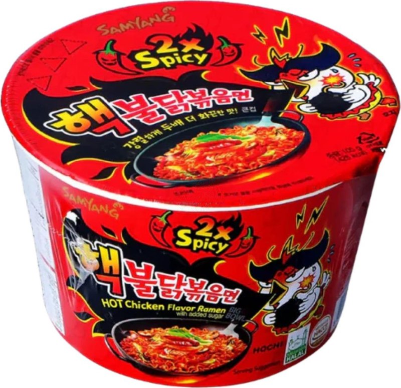 Samyang Buldak Hot Chicken 2 X Spicy Big Bowl 105g