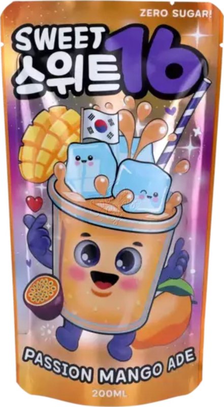 Sweet 16 Passion Mango Ade (Korea) 200ml