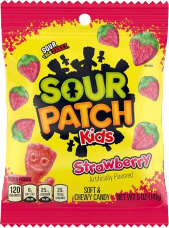 Sour Patch Kids Strawberry Peg Bag 102g