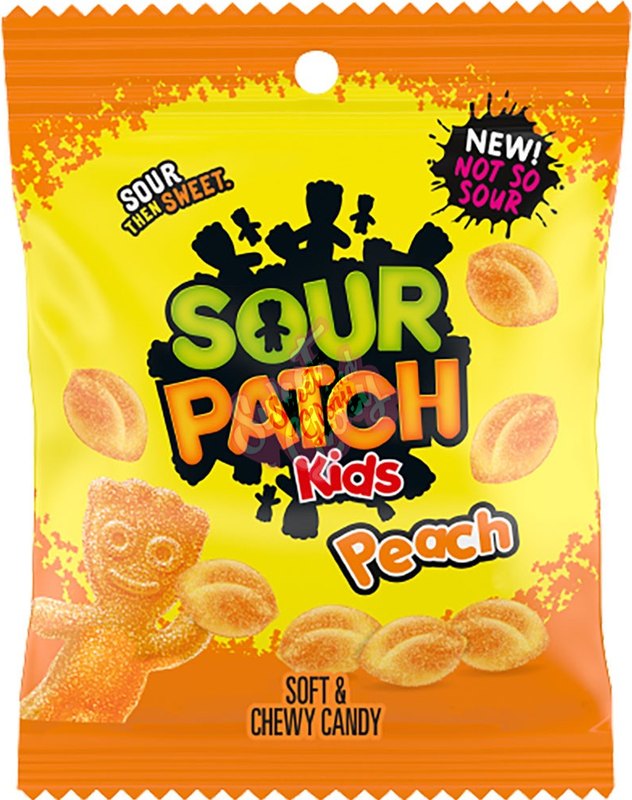 Sour Patch Kids Peach Peg Bag 101g