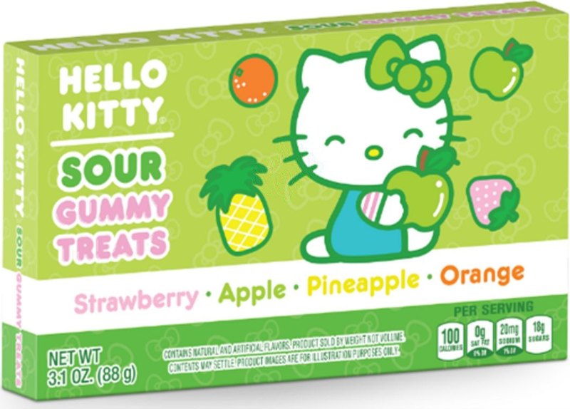 Hello Kitty Sour Gummi Treats 88g