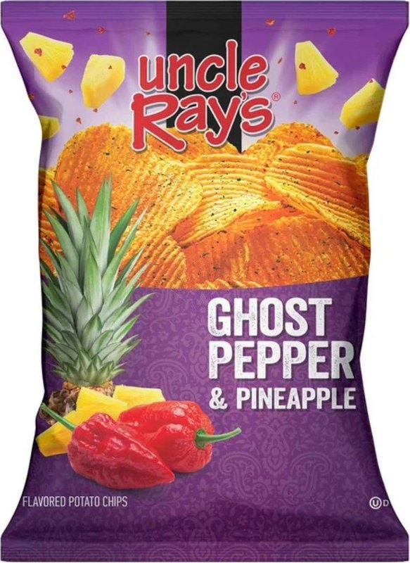 Uncle Rays Chips Ghost Pepper & Pineapple 43g